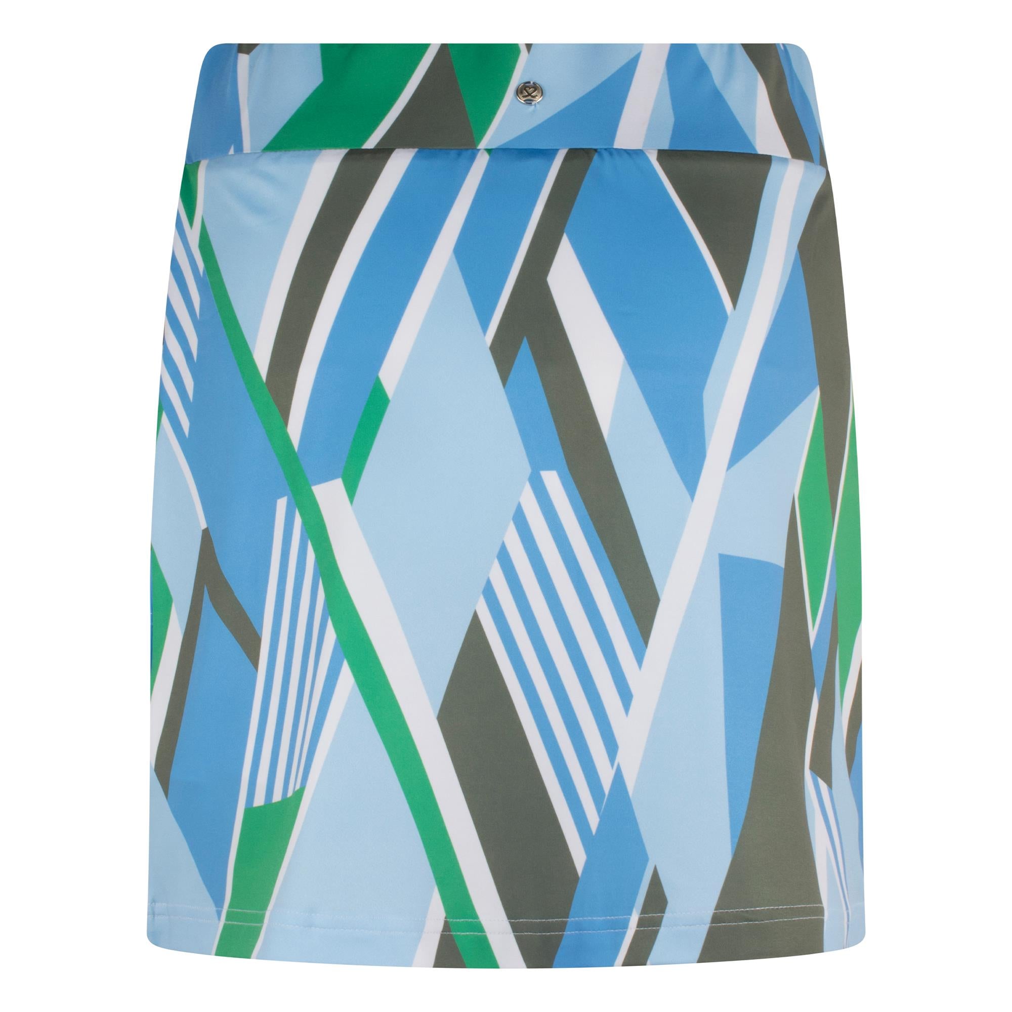 Daily Sports Fusion Ladies Golf Skort Stripe Fusion Blue 45CM